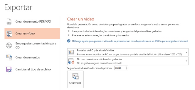 Como converter a súa presentación de PowerPoint nun vídeo