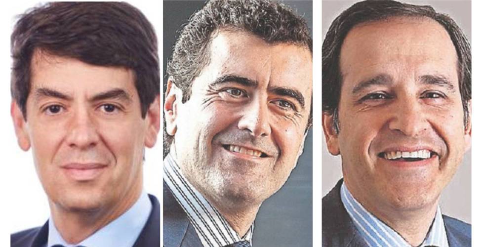 Iñaki Cobo, responsable de KKR en España; Jorge Quemada, responsable de Iberia en Conven; Javier de Jaime, ‘managing partner’ de CVC en España.